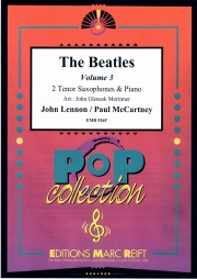 ビートルズ曲集・Vol.3（テナーサックス二重奏+ピアノ）【The Beatles Volume 3】
