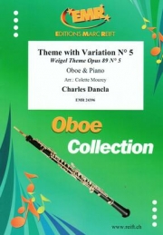 主題と変奏・No.5（シャルル・ダンクラ）（オーボエ+ピアノ）【Theme with Variations No. 5】