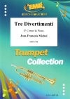 3つのディベルティメント（ジャン＝フランソワ・ミシェル）  (コルネット＋ピアノ)【Tre Divertimenti】