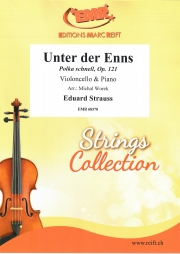 ポルカ・シュネル「エンス川を下って」（エドゥアルト・シュトラウス）（チェロ+ピアノ）【Unter der Enns Polka schnell, Op. 121】