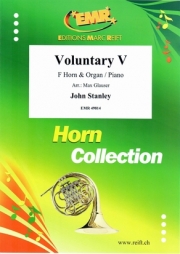 ヴォランタリー・No.5（ジョン・スタンリー）  (ホルン＋ピアノ)【Voluntary V】