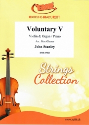 ヴォランタリー・No.5（ジョン・スタンリー）  (ヴァイオリン＋ピアノ)【Voluntary V】