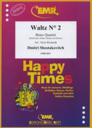 ワルツ・No.2（ドミートリー・ショスタコーヴィチ）  (金管四重奏)【Waltz No. 2】