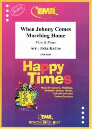 ジョニーが凱旋するとき (フルート＋ピアノ)【When Johnny Comes Marching Home】