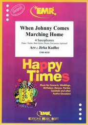 ジョニーが凱旋するとき (サックス四重奏)【When Johnny Comes Marching Home】