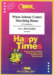 ジョニーが凱旋するとき (トロンボーン四重奏)【When Johnny Comes Marching Home】