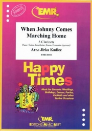 ジョニーが凱旋するとき (クラリネット五重奏)【When Johnny Comes Marching Home】