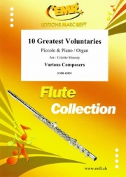 偉大な10のヴォランタリー集 (ピッコロ＋ピアノ)【10 Greatest Voluntaries】