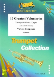 偉大な10のヴォランタリー集 (トランペット＋ピアノ)【10 Greatest Voluntaries】