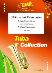 偉大な10のヴォランタリー集 (テューバ＋ピアノ)【10 Greatest Voluntaries】