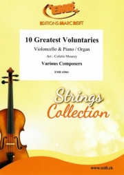 偉大な10のヴォランタリー集 (チェロ＋ピアノ)【10 Greatest Voluntaries】