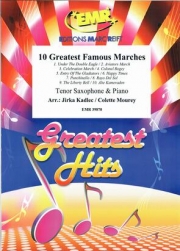 偉大な10のマーチ集 (テナーサックス＋ピアノ)【10 Greatest Famous Marches】