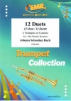 12のデュエット集（バッハ） (トランペット二重奏)【12 Duets】