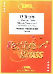 12のデュエット集（バッハ） (金管二重奏)【12 Duets】
