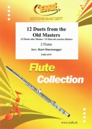 巨匠たちの12のデュエット集 (フルート二重奏)【12 Duets from the Old Masters】