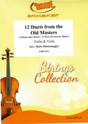 巨匠たちの12のデュエット集 (弦楽二重奏)【12 Duets from the Old Masters】