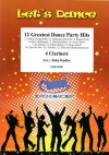 12のダンス・パーティー・ヒット曲集 (クラリネット四重奏)【12 Greatest Dance Party Hits】