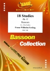 18の練習曲・Op.12（フランツ・ヴィルヘルム・フェルリンク）（バスーン）【18 Studies Op. 12】