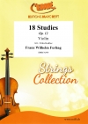 18の練習曲・Op.12（フランツ・ヴィルヘルム・フェルリンク）（ヴァイオリン）【18 Studies Op. 12】