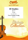 18の練習曲・Op.12（フランツ・ヴィルヘルム・フェルリンク）（ヴィオラ）【18 Studies Op. 12】