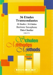 36の超絶技巧練習曲（テオ・シャルリエ）（バリトンサックス）【36 Etudes Transcendantes】