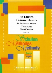 36の超絶技巧練習曲（テオ・シャルリエ）（ストリングベース）【36 Etudes Transcendantes】