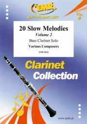 20のスロー・メロディー集・Vol.2（バスクラリネット）【20 Slow Melodies Volume 2】