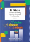 24の練習曲（ウーヴェ・コミシュケ）（ユーフォニアム）【24 Etudes】