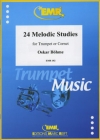 24の旋律的な練習曲（オスカー・ベーメ）（トランペット）【24 Melodic Studies】