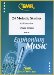 24の旋律的な練習曲（オスカー・ベーメ）（ユーフォニアム）【24 Melodic Studies】
