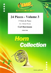 24の小品・Vol.3（カール・ベールマン）（ホルン+ピアノ）【24 Pieces - Volume 3】