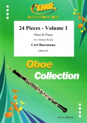 24の小品・Vol.1（カール・ベールマン）（オーボエ+ピアノ）【24 Pieces - Volume 1】