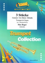 3つの小品（マックス・レーガー）（トランペット＋オルガン）【3 Stucke】