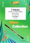 3つの小品（マックス・レーガー）（オーボエ＋オルガン）【3 Stucke】