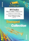 48の練習曲・Vol.1（フランツ・ヴィルヘルム・フェルリンク）（トランペット+ピアノ）【48 Etudes Volume 1】