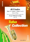 48の練習曲・Vol.1（フランツ・ヴィルヘルム・フェルリンク）（テューバ+ピアノ）【48 Etudes Volume 1】