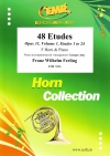 48の練習曲・Vol.1（フランツ・ヴィルヘルム・フェルリンク）（ホルン+ピアノ）【48 Etudes Volume 1】