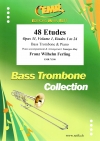 48の練習曲・Vol.1（フランツ・ヴィルヘルム・フェルリンク）（バストロンボーン+ピアノ）【48 Etudes Volume 1】
