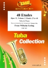 48の練習曲・Vol.2（フランツ・ヴィルヘルム・フェルリンク）（テューバ+ピアノ）【48 Etudes Volume 2】