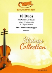 10のデュエット集 (弦楽二重奏+ピアノ)【10 Duos】