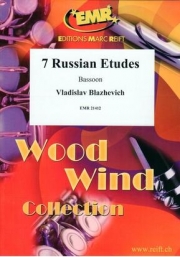 7つのロシアの練習曲（ウラジスラフ・ブラジェヴィチ）（バスーン）【7 Russian Etudes】