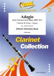 アダージョ「協奏曲・ニ短調・BWV.974」より（バッハ）（クラリネット+ピアノ）【Adagio from Concerto in D Minor, BWV 974】