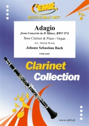 アダージョ「協奏曲・ニ短調・BWV.974」より（バッハ）（バスクラリネット+ピアノ）【Adagio from Concerto in D Minor, BWV 974】