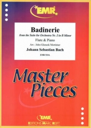 バディネリ「管弦楽組曲第2番」より（バッハ）  (フルート＋ピアノ)【Badinerie from the Suite for Orchestra Nr. 2 in B Minor】