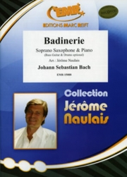 バディネリ（バッハ）  (ソプラノサックス＋ピアノ)【Badinerie】