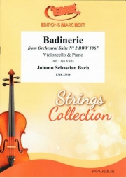 バディヌリー（バッハ）  (チェロ+ピアノ)【Badinerie　from Orchestral Suite No. 2 BWV 1067】