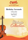 バースデー・セレナーデ（パウル・リンケ）  (ヴァイオリン+ピアノ)【Birthday Serenade】
