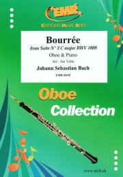 ブーレ（バッハ）（オーボエ+ピアノ）【Bourree from Suite No.3 C major BWV 1009】