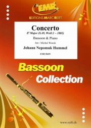 協奏曲（ヨハン・ネポムク・フンメル）（バスーン+ピアノ）【Concerto】