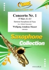 協奏曲第一番（モーツァルト）（バリトンサックス+ピアノ）【Concerto No. 1】